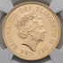 イギリス 2015年 エリザベス2世 聖ジョージと竜退治 5ポンド金貨 MS70DPL:4866661-003-UNIVERSAL COIN
